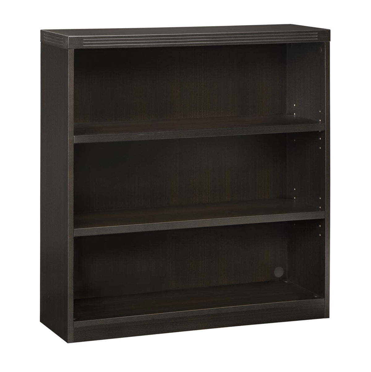 Safco Mayline Ab3S36Ldc Aberdeen Bookcase, 3 Shelf, Mocha Laminate