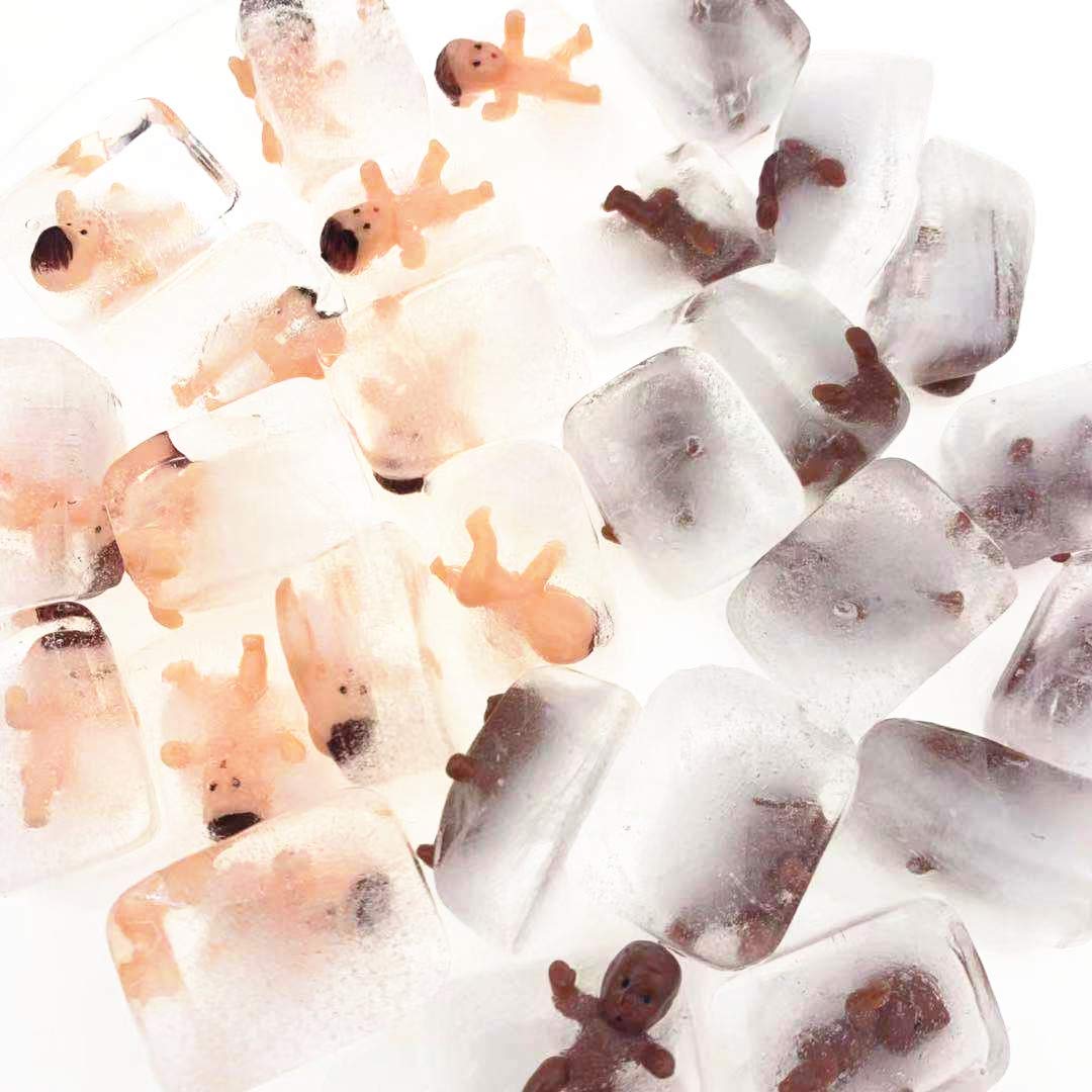 Juxingdazyf 72 Pieces Mini Plastic Baby Favor Supplies For Baby Shower And Ice Cube Game, 1 Inch Babies King Cake Baby Plastic B