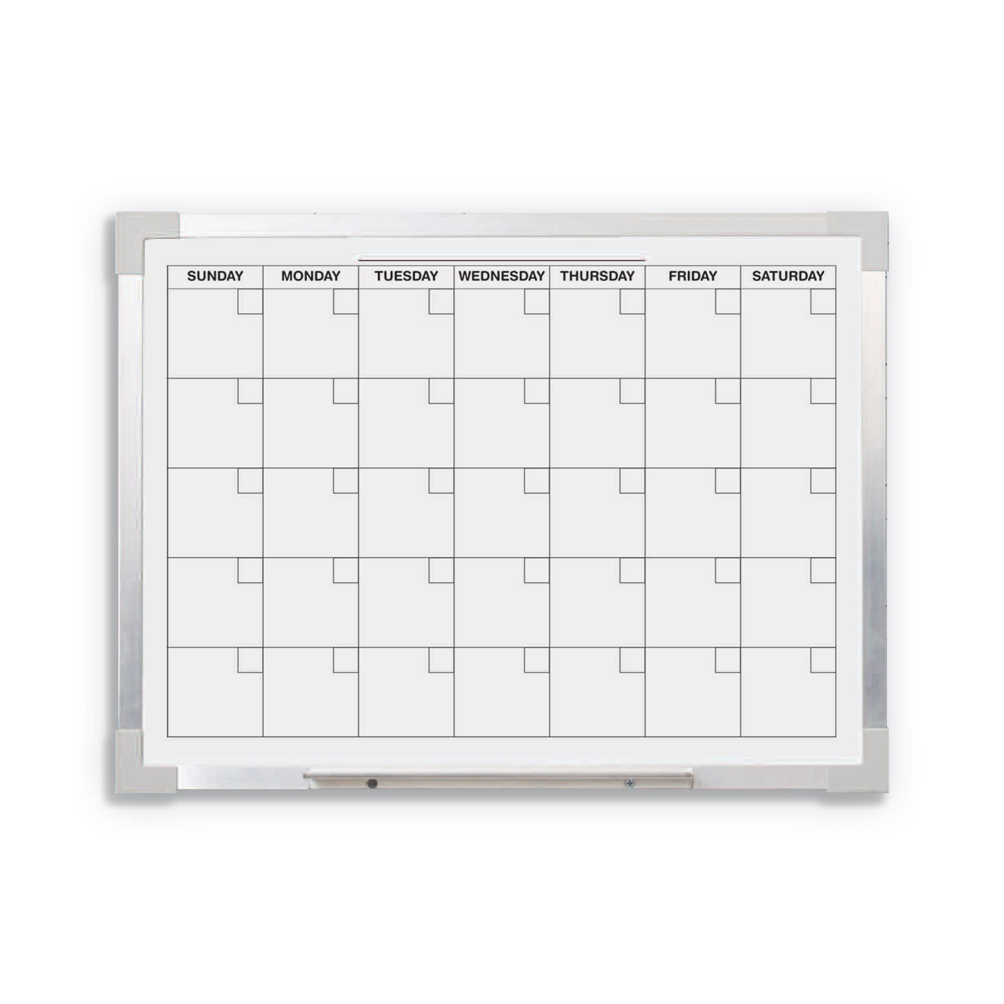 18 x 24 Aluminum Framed Calendar Magnetic White Dry Erase Board