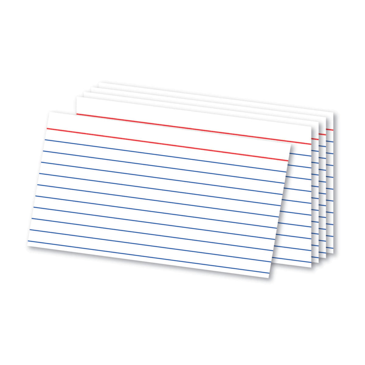 Office Depot Brand Ruled Index Cards, 3' X 5', White, Pack Of 300