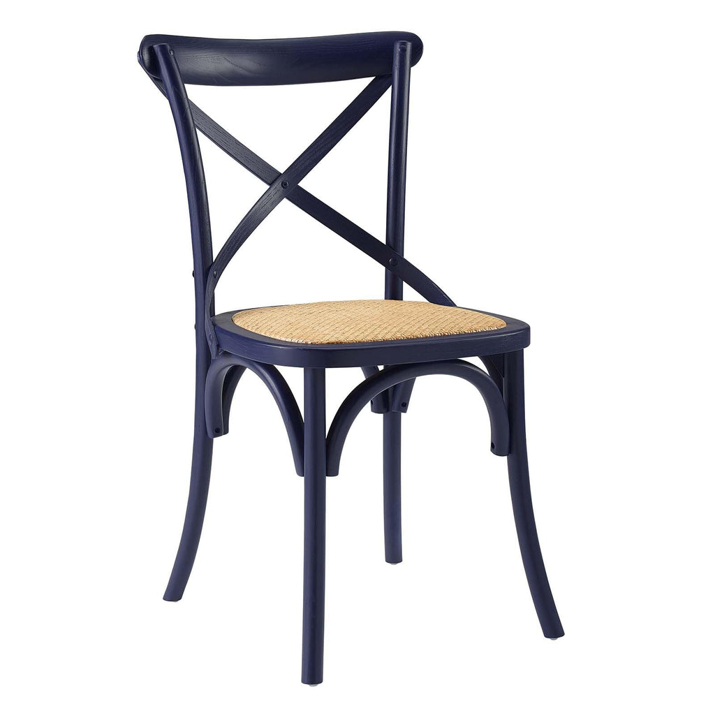 Modway Gear Dining Side Chair, Midnight Blue