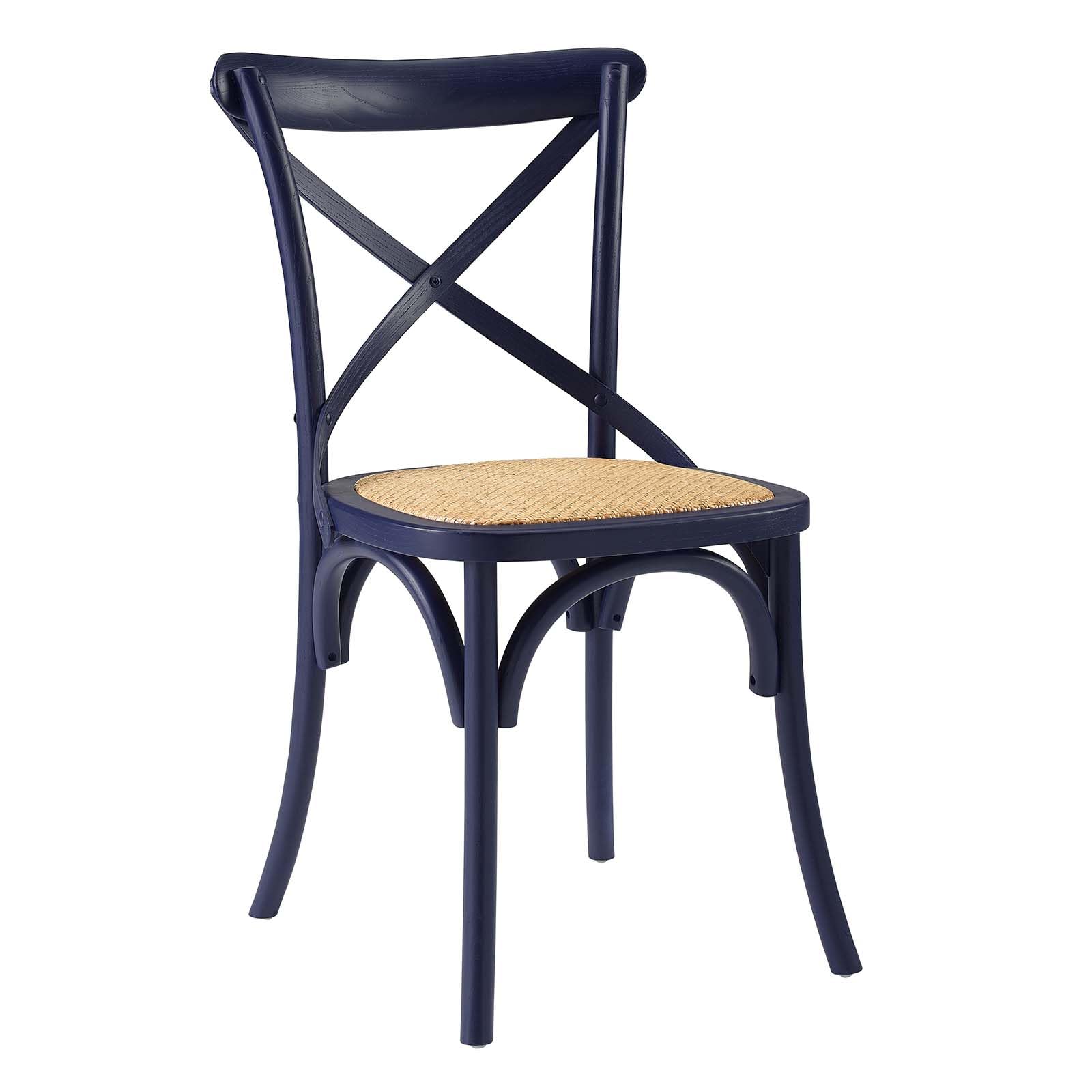Modway Gear, Two Dining Side Chairs, Midnight Blue (Pack Of 2)