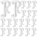 Jetec Blind Valance Clips 1 Inch Window Blind Clips Hidden Valance Clips White Plastic Valance Clips Window Valance Clips (20)