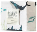 Where The Polka Dots Roam Nautical Ocean Full Bedding Set - 4 Piece Super Soft Kids Bed Set With Fitted Sheet, Flat Sheet, And P
