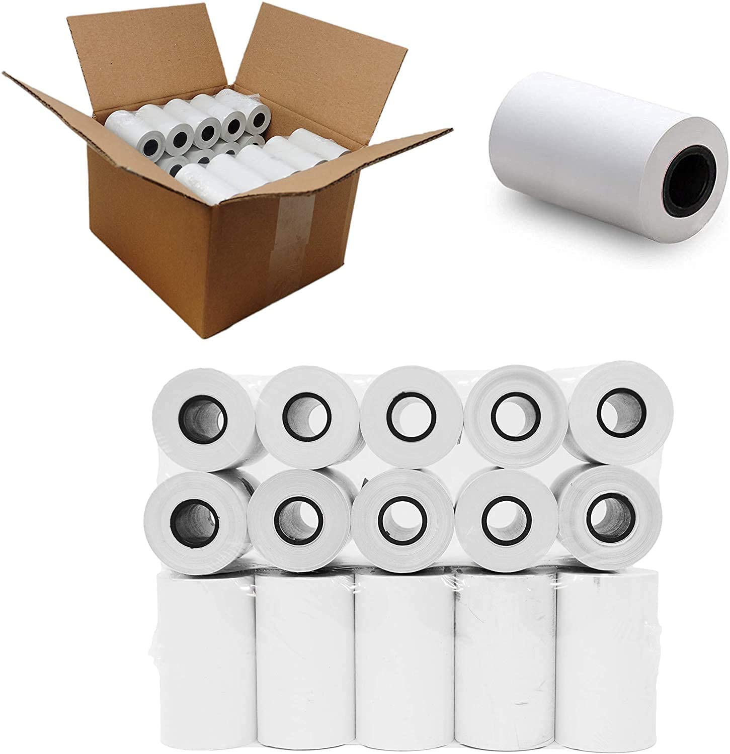 True-Ally 79Mm X 25 Mtr (3Inch) (55 Gsm) Thermal Paper Roll Ideal For Billing, Pos Machine (Ta-Pos7925) (Pack Of 10 Rolls) (79Mm