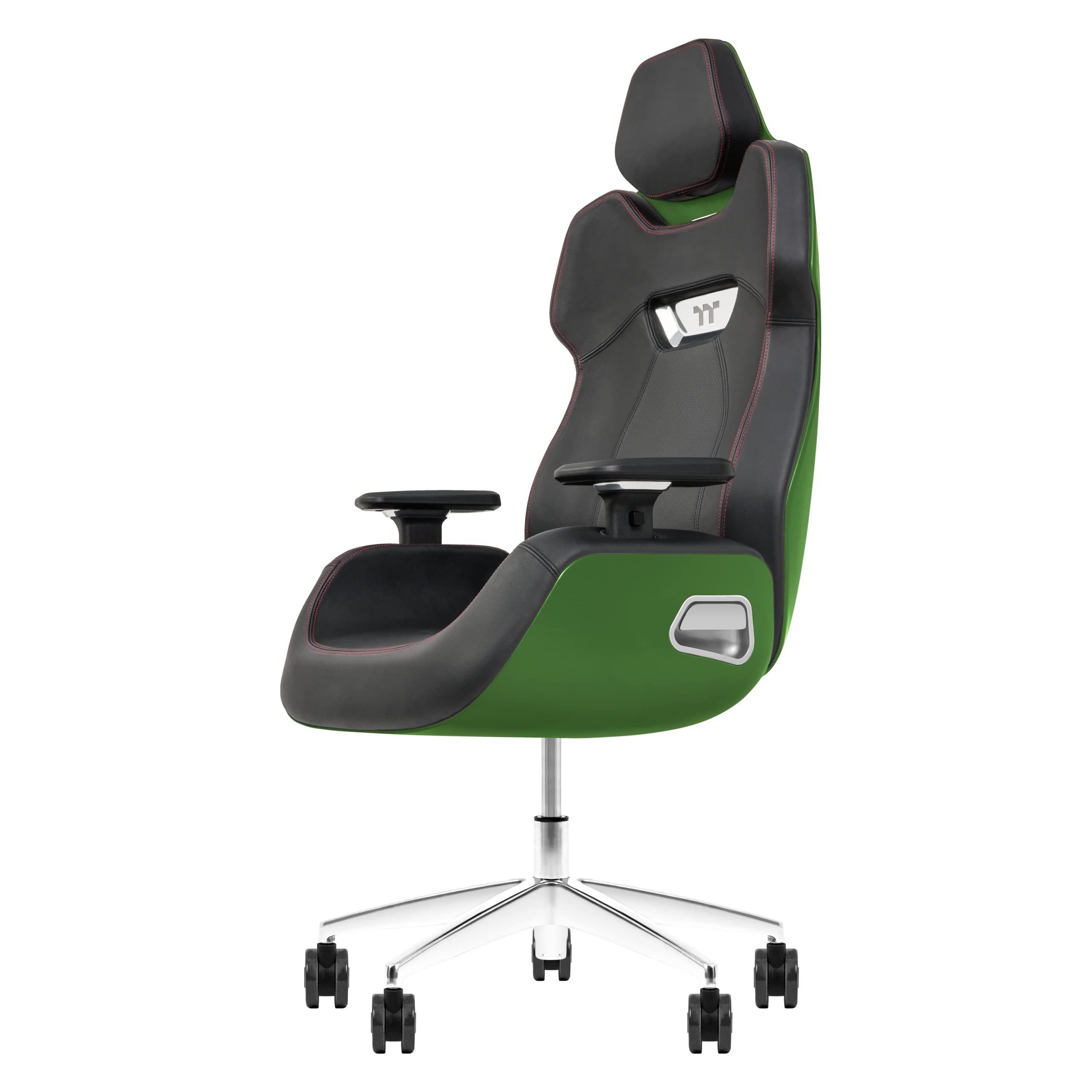 Thermaltake Argent E700 Real Leather Gaming Chair (Racing Green) Design by Studio FAPorsche, GGC-ARG-BGLFDL-01