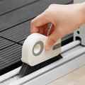 Houvida 3in1 Window Track Cleaning Brush, Detachable Gap Cleaner Tool with Groove Brush Head for Window Frame Dead Corner Clea