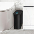 TIPGO Automatic Motion Sensor Bathroom Trash Can with Lid, 2.6 Gallon Touchless Trash Bin, Smart Garbage Can Plastic Slim Wasteb