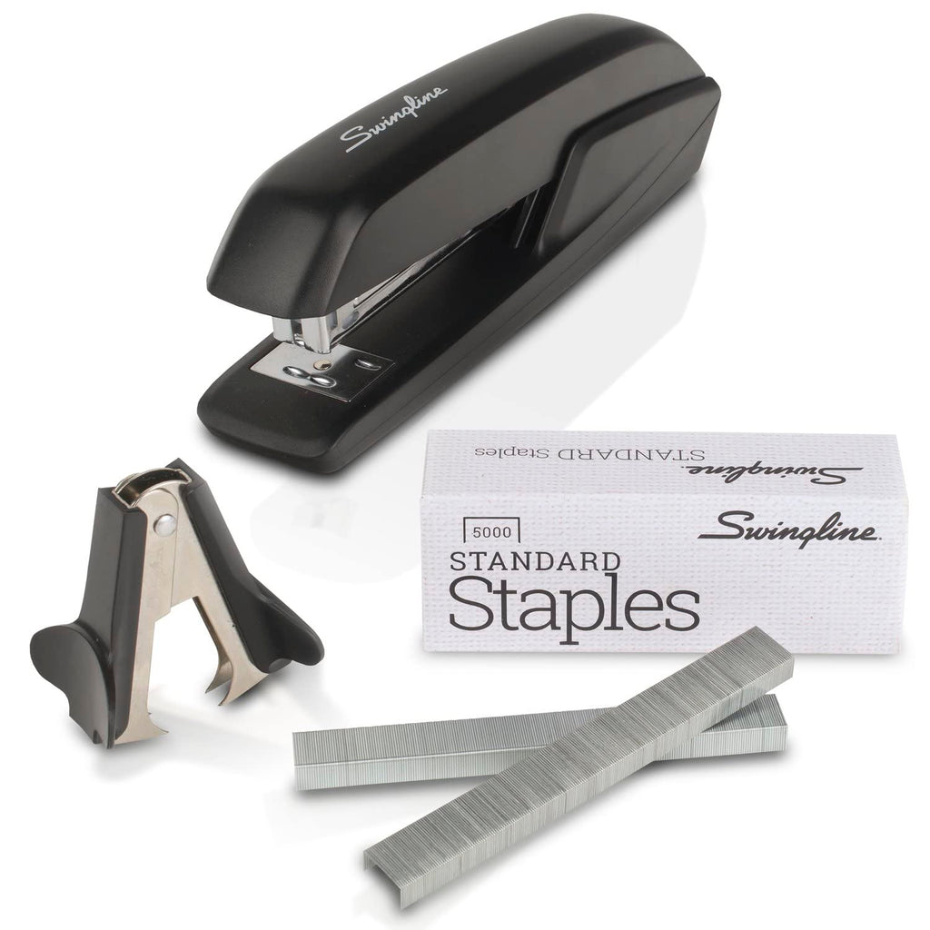 Swingline Stapler Value Pack, 20 Sheet Capacity, Jam Free, Includes Standard Stapler, 5000 Staples And Staple Remover, Black (54