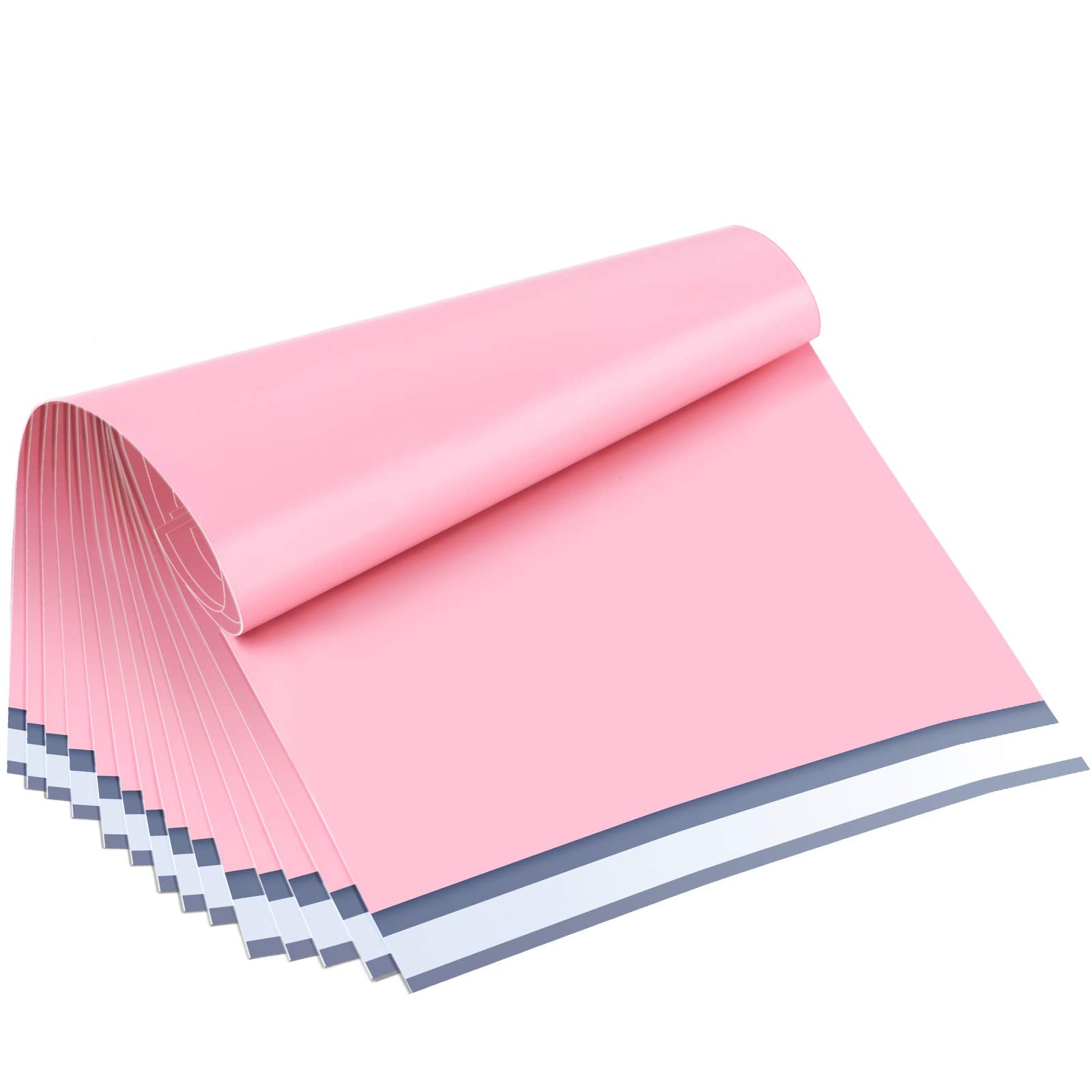 Ucgou Poly Mailers 10X13 Inch Light Pink 200 Pack Shipping Bags #4 Strong Mailing Envelopes Boutique Packaging Postal Self Seal