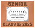 ThisWear Graduation Photo Frame Seniors Spelled with 2025 Seniors Class of 2025 Graduate Frame Natural Wood Laser Engraved Lands
