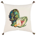 Rizzy Home 20" x 20" Multi-Color Cotton Duck Pillow Cover