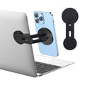 Magdigiteh Magnetic Phone Holder For Laptop For Magsafe For Iphone 16/15/14/13/12 & All Phones, 180Adjustable Phone Side Mount F