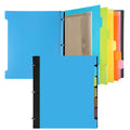 Tashkummy Pivotable Refillable Notebook, Notebook With Dividers And Tabs, 30 College Ruled Paper And 30 Graph Paper, 1 Movable P