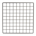 Econoco Commercial Epoxy Coated Grid Cubbies, 14' Length x 14' Width, Black (Pack of 48)