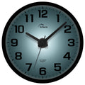 WallarGe Night Light Wall Clock for Bedroom - Silent Lighted up Wall Clock Glow in The Dark, Battery Operated for Living Room/Ki