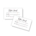 Referral Cards Small Business | 50 Pack | One Sided Referral Discount Card | 2X3.5' Inches Business Sized Cards | Pink Geometri