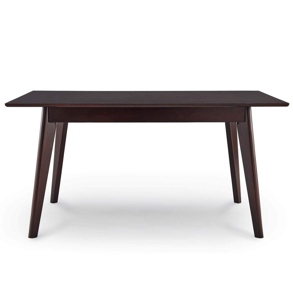 Modway Oracle 47" Rectangle Dining Table, Cappuccino