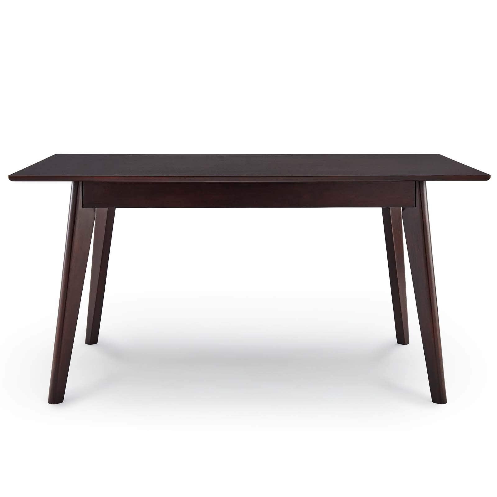 Modway Oracle 47" Rectangle Dining Table, Cappuccino