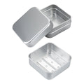 HEAVENGLOW Portable Soap Box Storage Tin Jar for Business Trips Outdoor Activities Home Square|Home & Garden | Bath | Soap Dishe