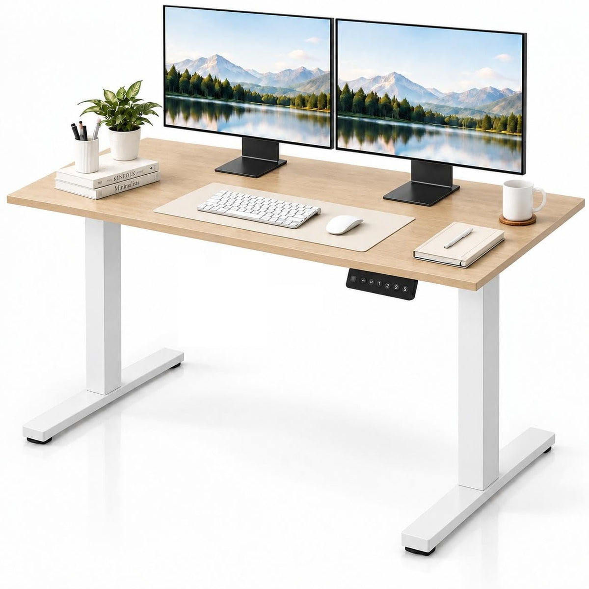 Tekavo Garry Height Adjustable Table For Office Work | Electric ...