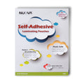 Nuova Lp50C Premium Self-Adhesive Laminating Pouches, 9' X 12' Letter Size, 3 Mil, 50-Pack, Single Sided