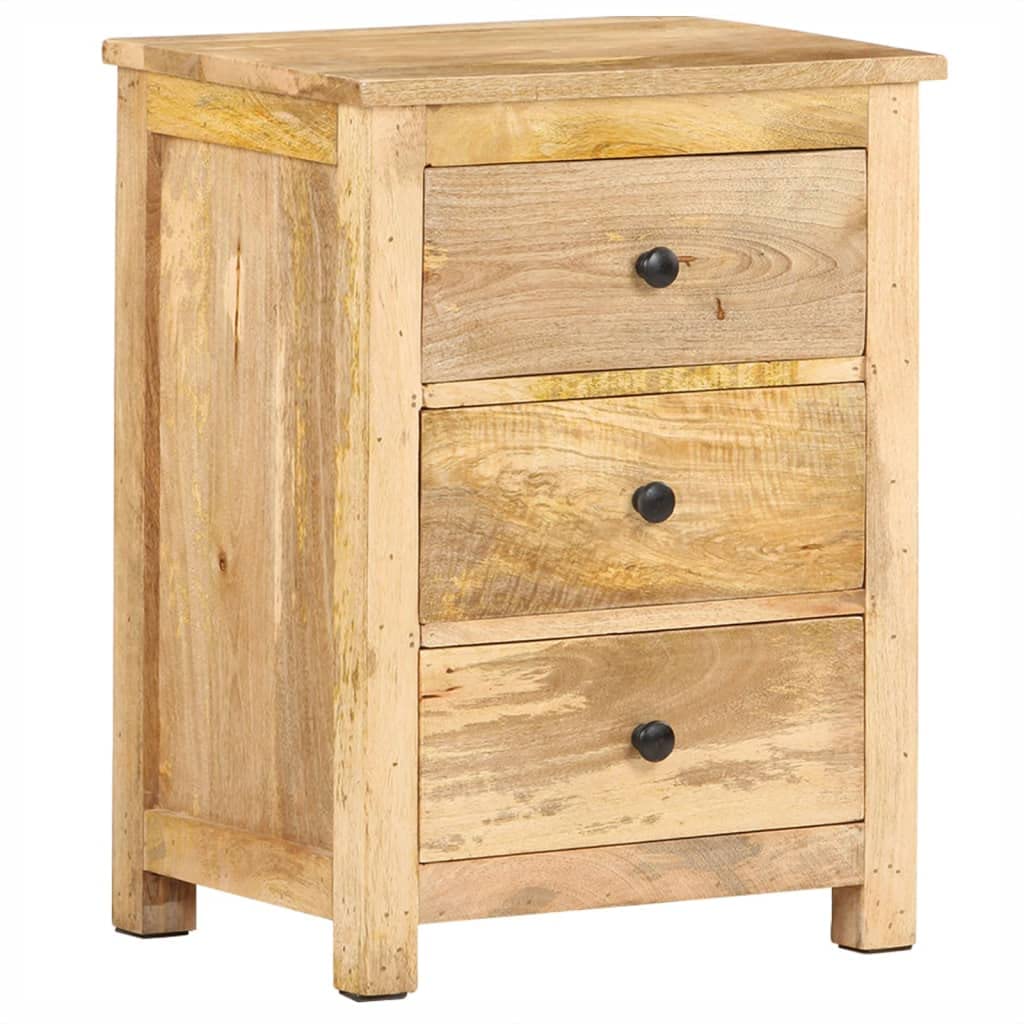 Bussandri Exclusive Bedside Table 45 X 35 X 60 Cm Solid Mango Wood