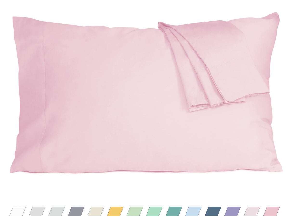 Cotton Pillow Cases King Size Set Of 2, 20 By 40 Inches King Pillow Cases, Dark Pink King Pillow Cases, King Pillowcases Cotton