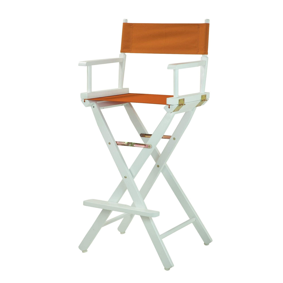 Casual Home 230-01/021-47 Director Chair, 30&quot; - Bar Height, Whiteframe/Mango Canvas