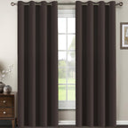 H.Versailtex Living Room Curtains 96 Inches Long Christmas Deals Blackout Drapes Thermal Insulated Grommet Extra Long Curtains F