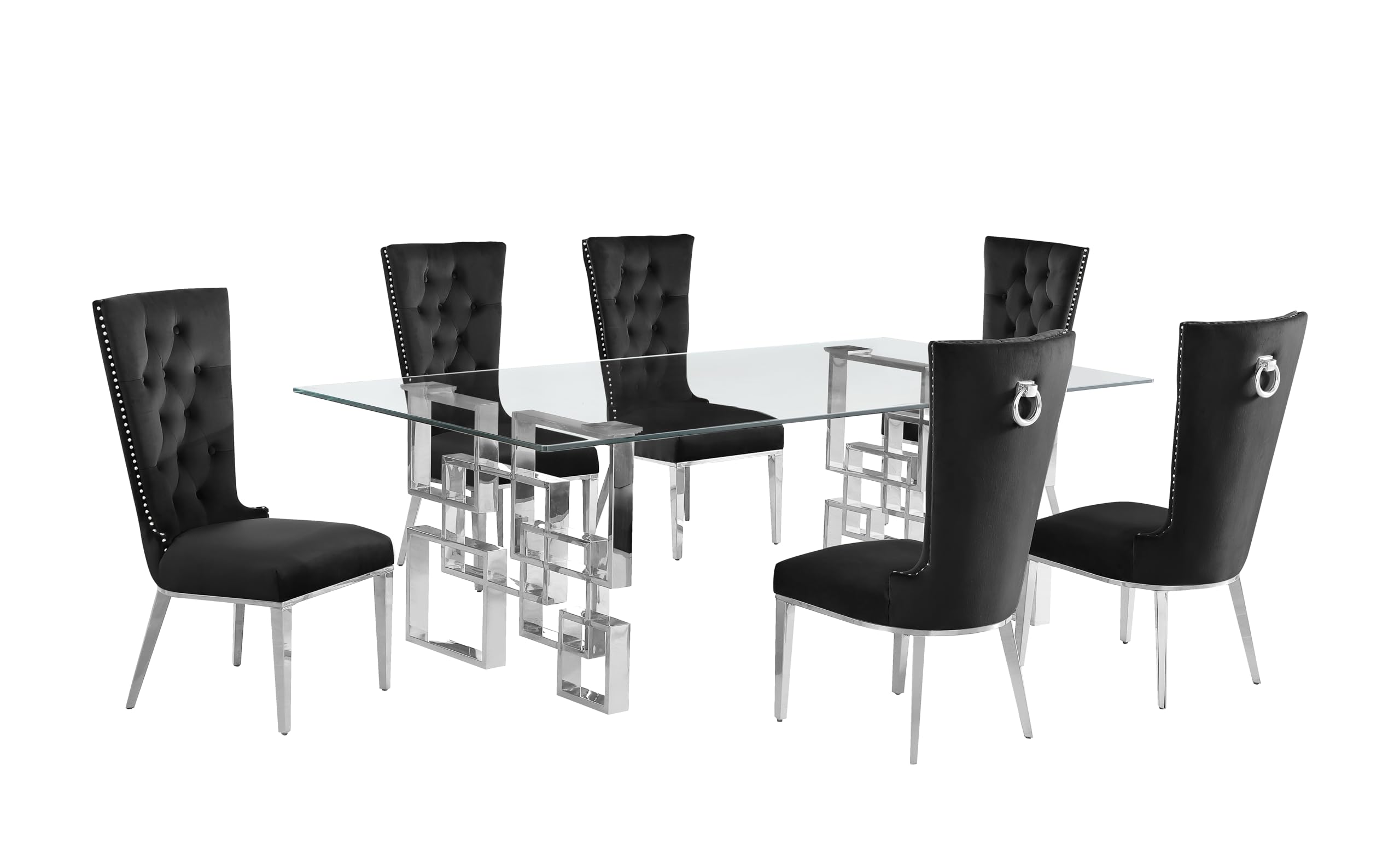 Best Quality Furniture D223-6Sc330 Dining, 7-Piece Set - Thumbnail 2
