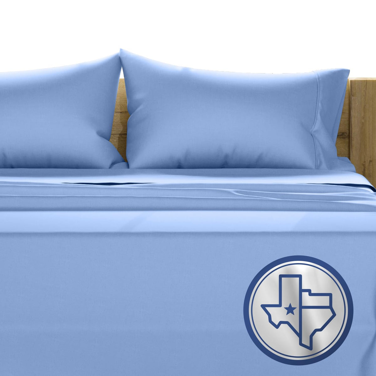 Texas Linen Co. Luxury Egyptian Cotton Queen Size Sheet Set - 1000 Thread Count 4 Piece Queen Sheets, Soft, Cooling Extra Long S