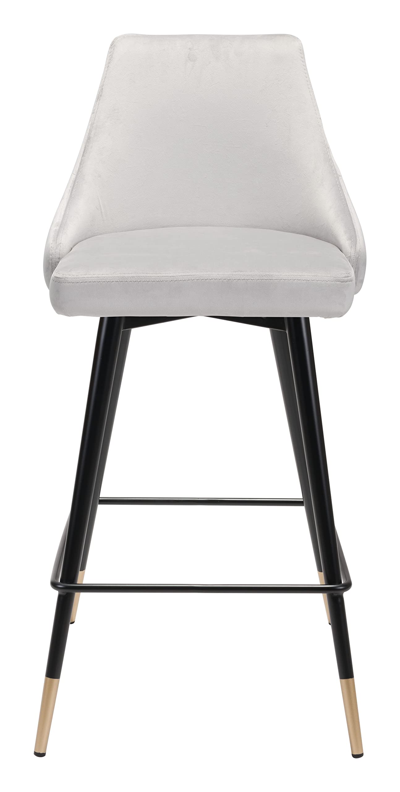 Zuo Piccolo Counter Stool Gray