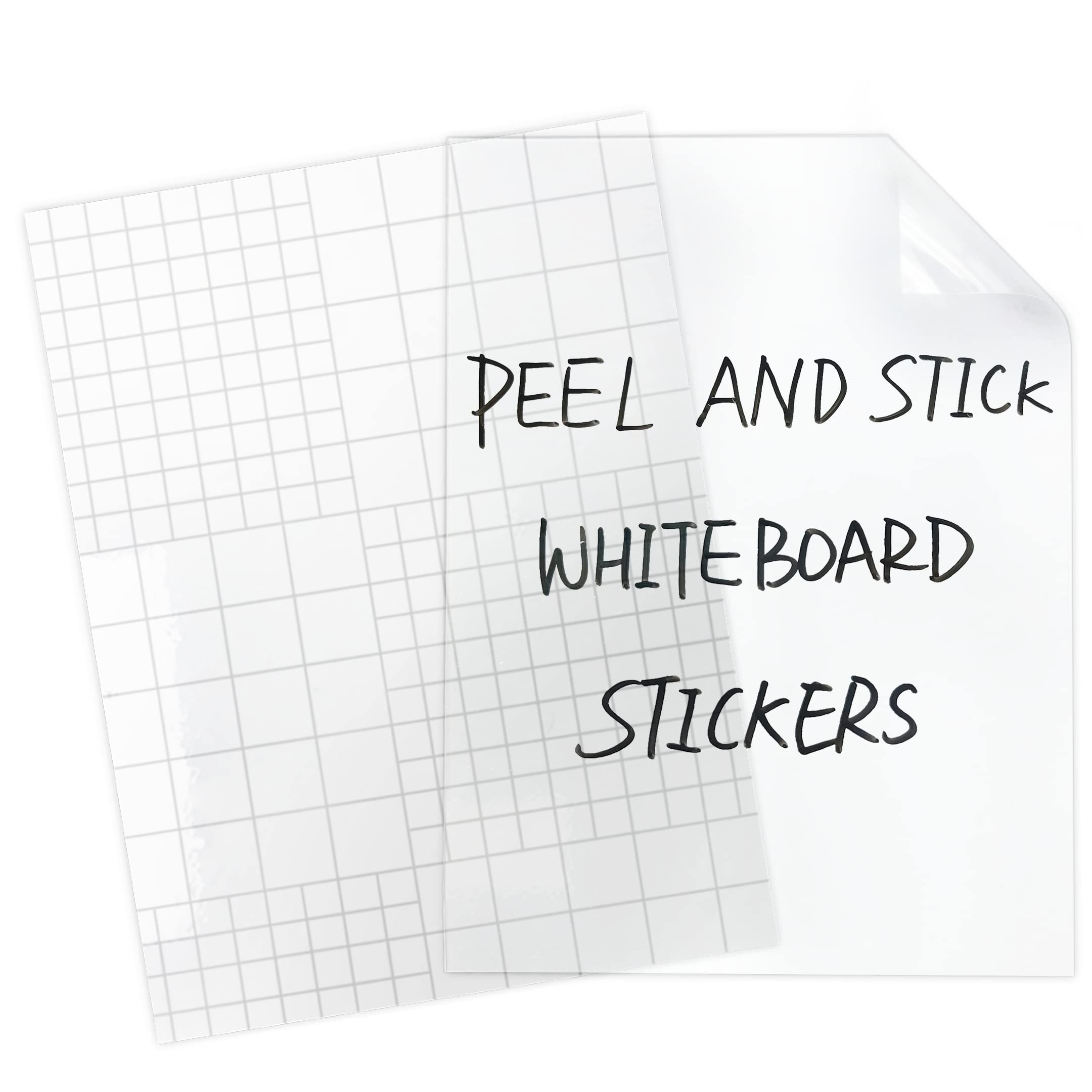 Clear Dry Erase Board Paper-Whiteboard For Fridge-Clear Contact Paper Sheets For Wall-Adhesive Dry Erase Board Sticker For Desk/