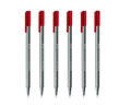Staedtler Triplus Fineliner 0.3Mm - Pack Of Six (6 Red)