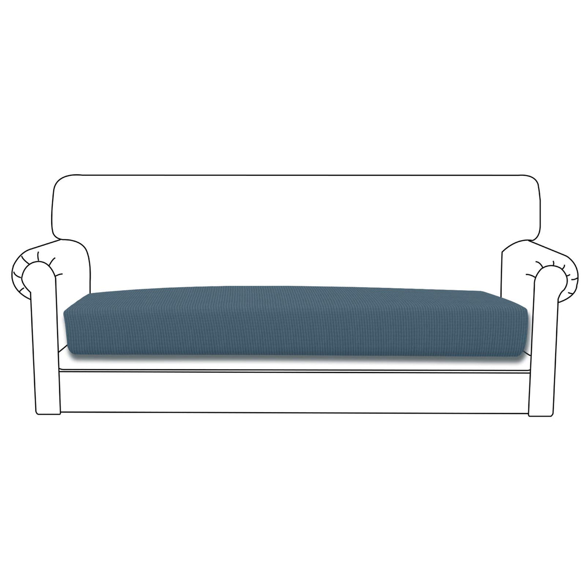 Easy-Going Stretch Cushion Coversofa Cushion Furniture Protector Sofa Seat Sofa Slipcover Sofa Cover Soft Flexibility With Elast