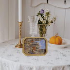Sikoo Vintage Picture Frame 4  6 Antique Gold Picture Frame Ornate Photo Frame Tabletop And Wall Hanging Frame With High Definit