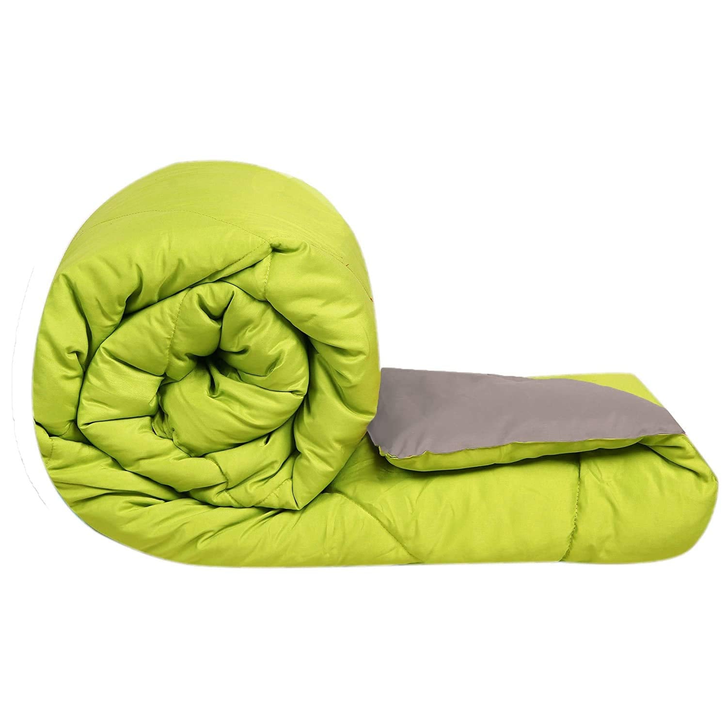 Svt Microfiber 200Tc Comforter (Single Bed_Green & Grey)