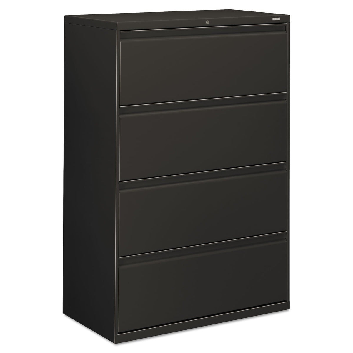 Hon 884Ls 800 Series Four-Drawer Lateral File, 36W X 19-1/4D X 53-1/4H, Charcoal