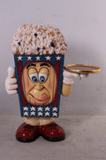 Afd Home Popcorn Waiter 3Ft Statue Novelty Movie Room Decor