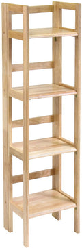 Beechwood 4 Tier Folding Shelf  Winsome 81852
