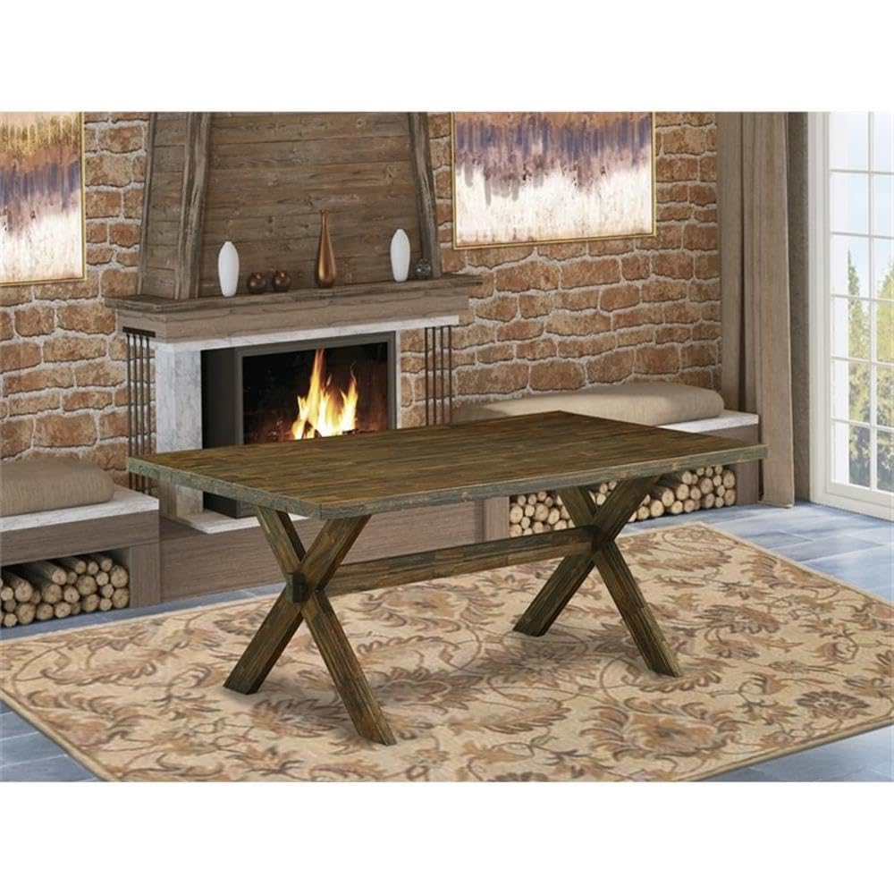 East West Furniture XT777 Dining Table - Thumbnail 3