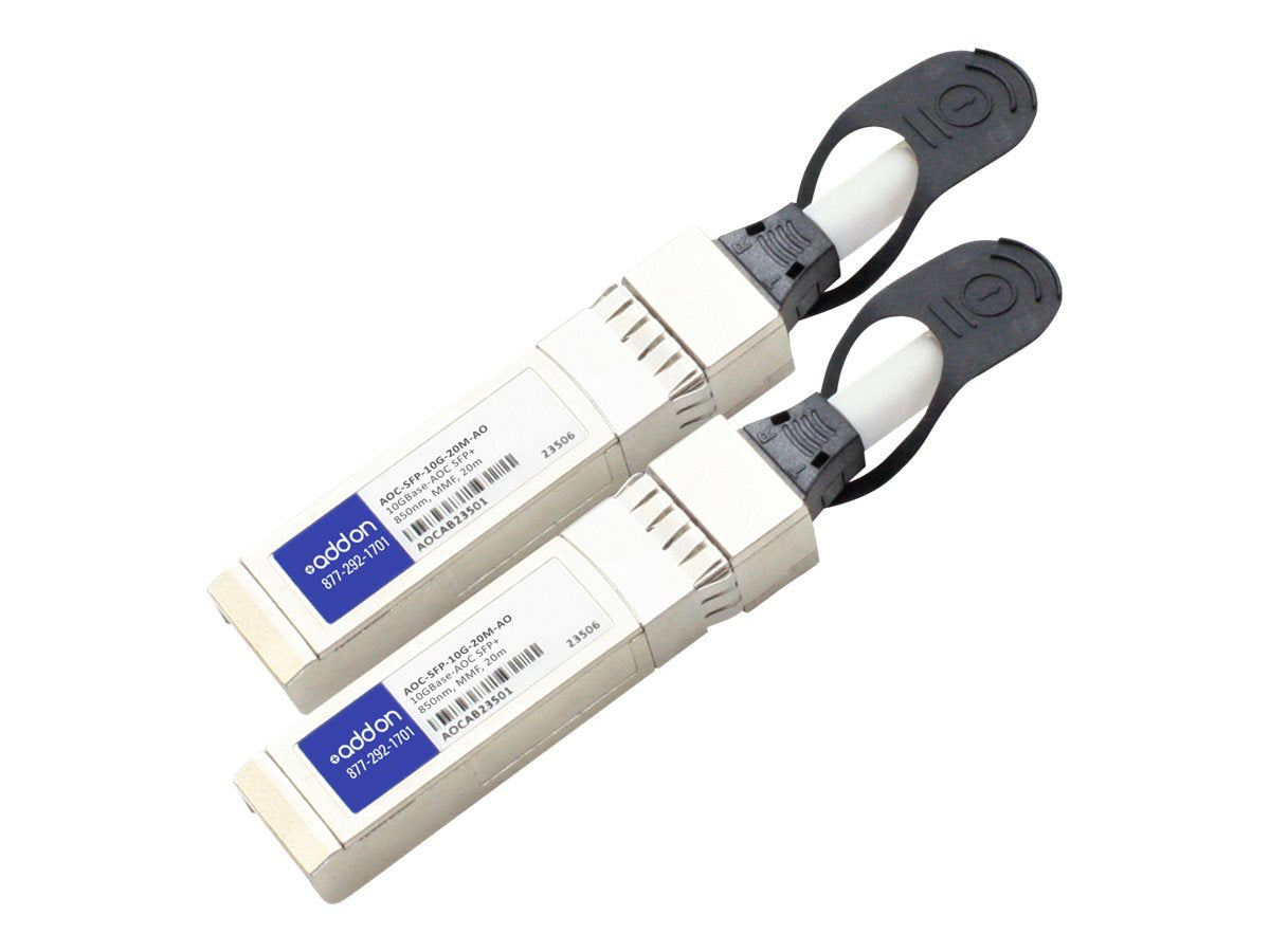 Addon Dell AocSfp10G20M Compatible Taa Compliant 10GbaseAoc Sfp+ To Sfp+ Dir