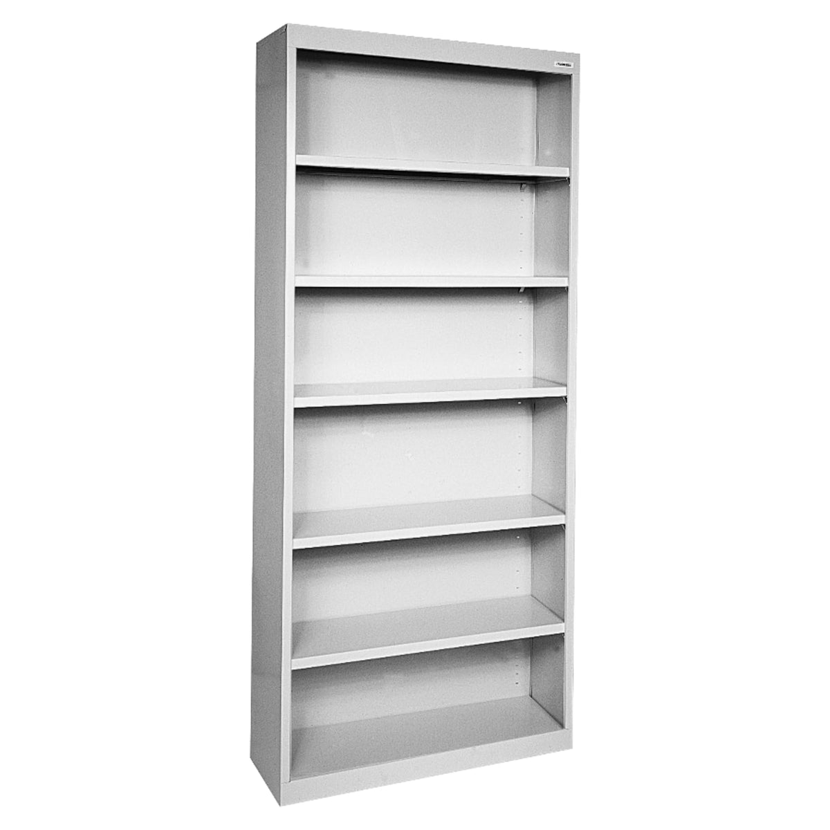 Lorell Llr41292 Fortress Series Steel Light Gray Book Case, 34.5&quot; X 13&quot; X 82&quot;