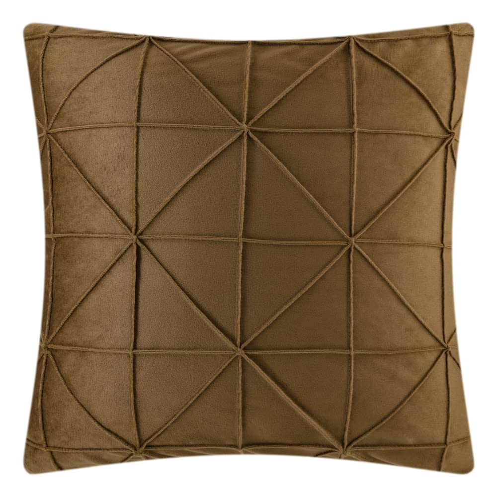 Jwh Soild Velvet Throw Pillow Cover Decorative Soft Cozy Plush Accent Pillow Case Stripes Pillowcase For Bed Home Couch Bedroom