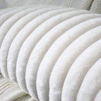 Panod Faux Fur Decorative Lumbar Throw Pillow Covers 12 X 24,Long Boho Lumbar Pillow Covers Pillow Case Cushion Case For Bed Sof
