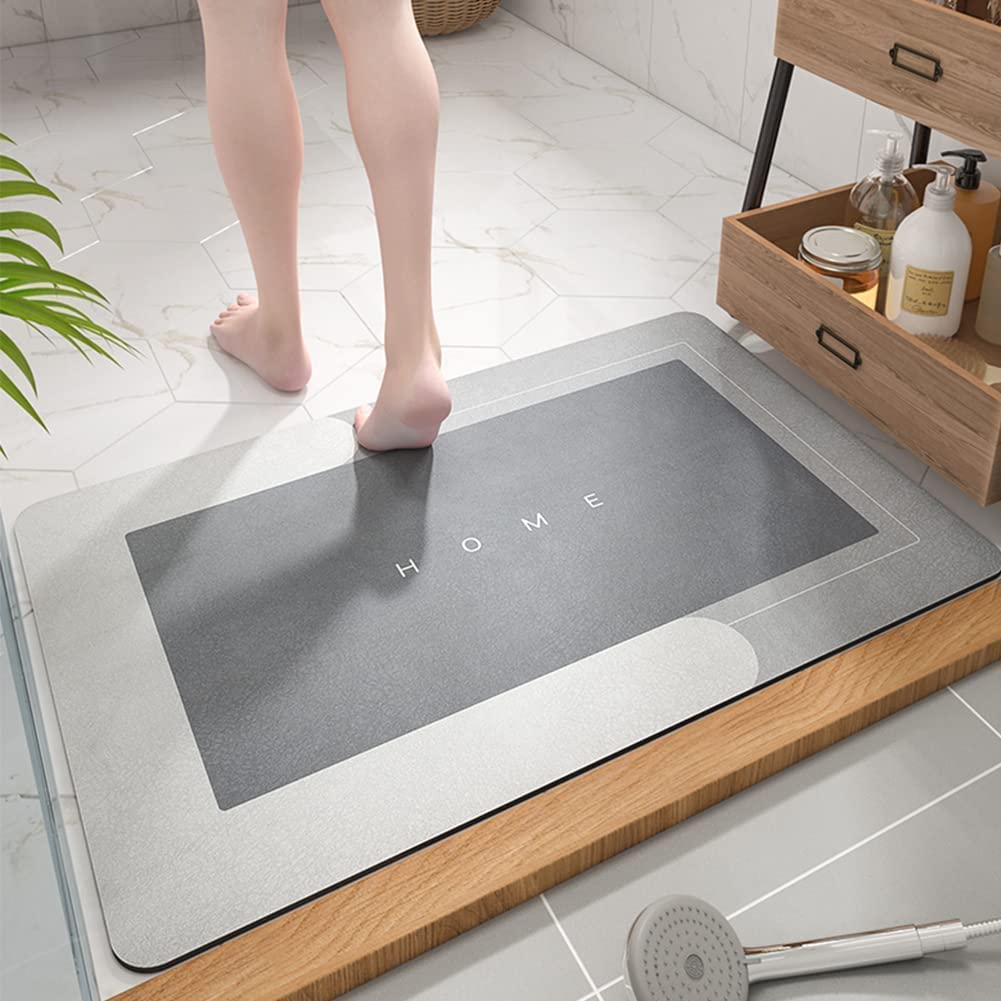 Cyrox Bathroom AntiSlip Bath Mat Water Absorbent Floor Pad Toilet Carpet | Water Absorbent mats for Bathroom Kitchen Bedroom (2