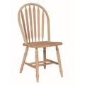 International Concepts Windsor Arrow Back Chair, Unfinished