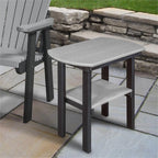American Furniture Classics 525LGB Oval End Table, Gray and Black