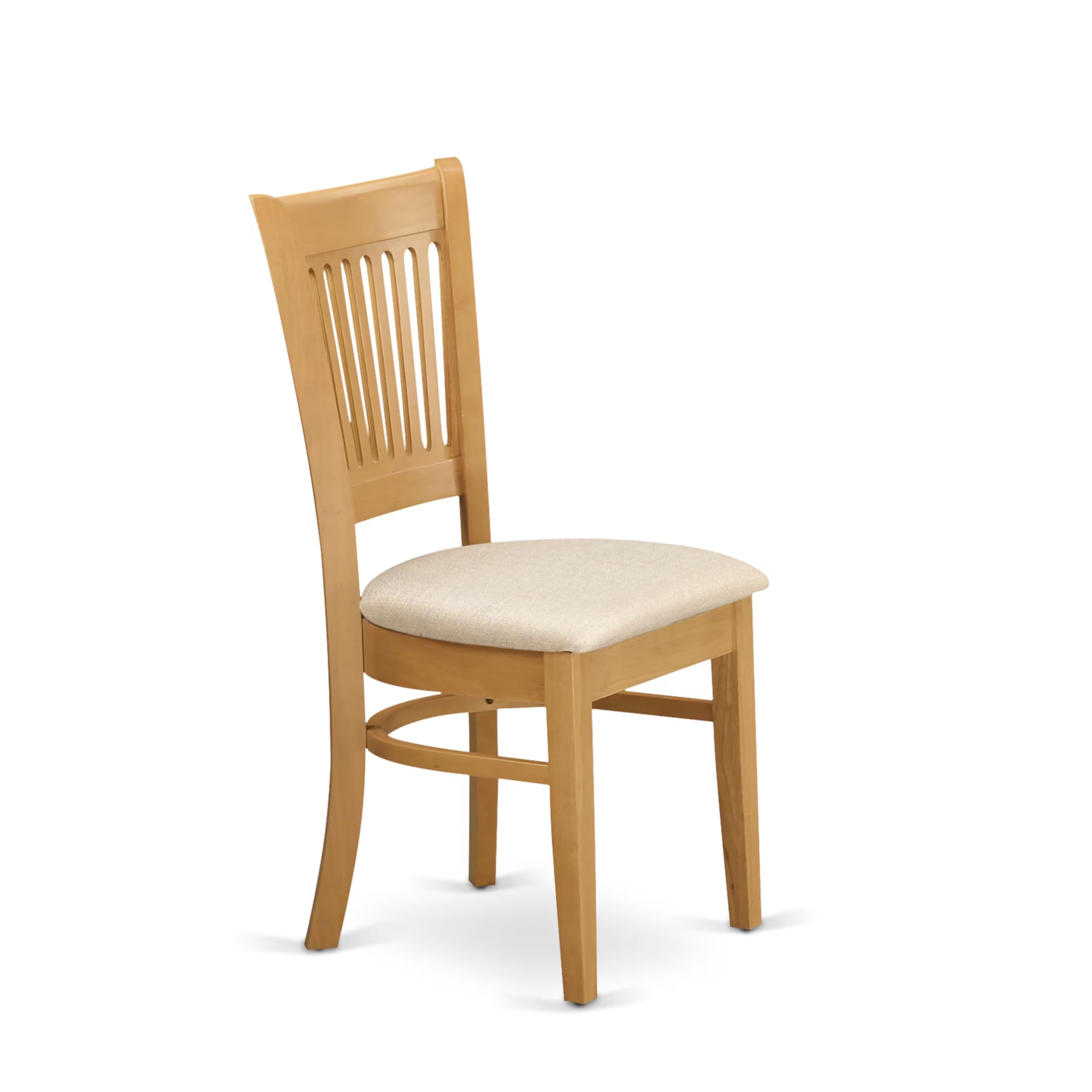 East West Furniture CAVA6-OAK-C 6 Piece Modern Dining Table Set Contains a Rectangle Wooden Table and 4 Linen Fabric Upholstered Chairs with a Bench, 36x60 Inch, Oak